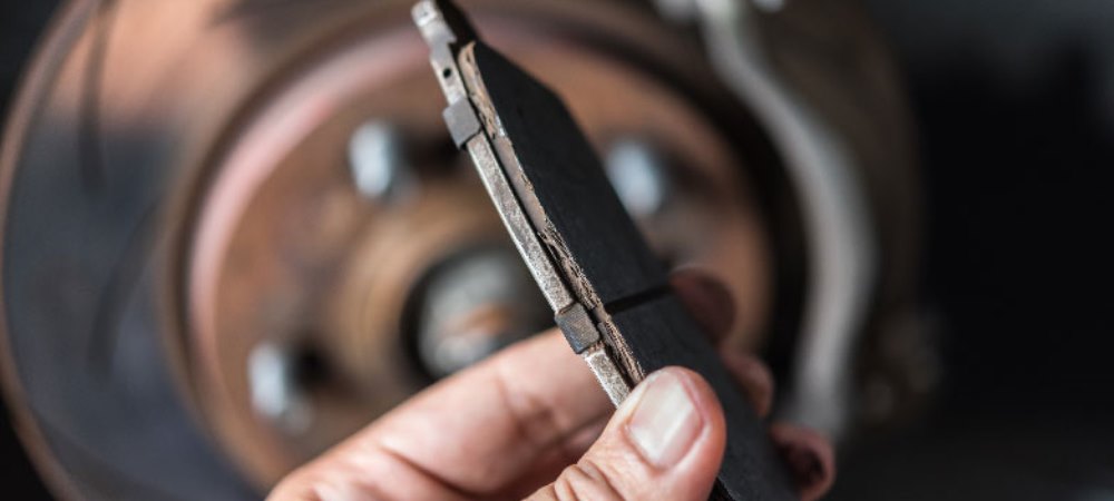 Example of a worn Brake Pad Example of a worn Brake Pad
